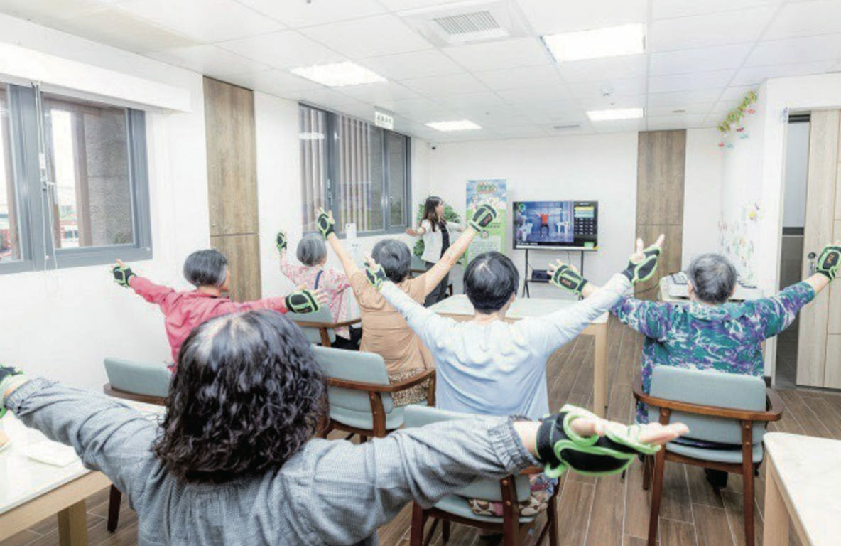 合群健康滿足高齡者康、養、旅、居等需求的共生空間。(圖片來源/合群健康事業)