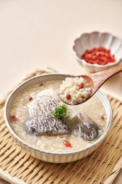 養生鱸魚粥  天時福水產